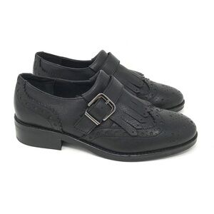 Dune London Gospel Black Kiltie Loafers Shoes 5